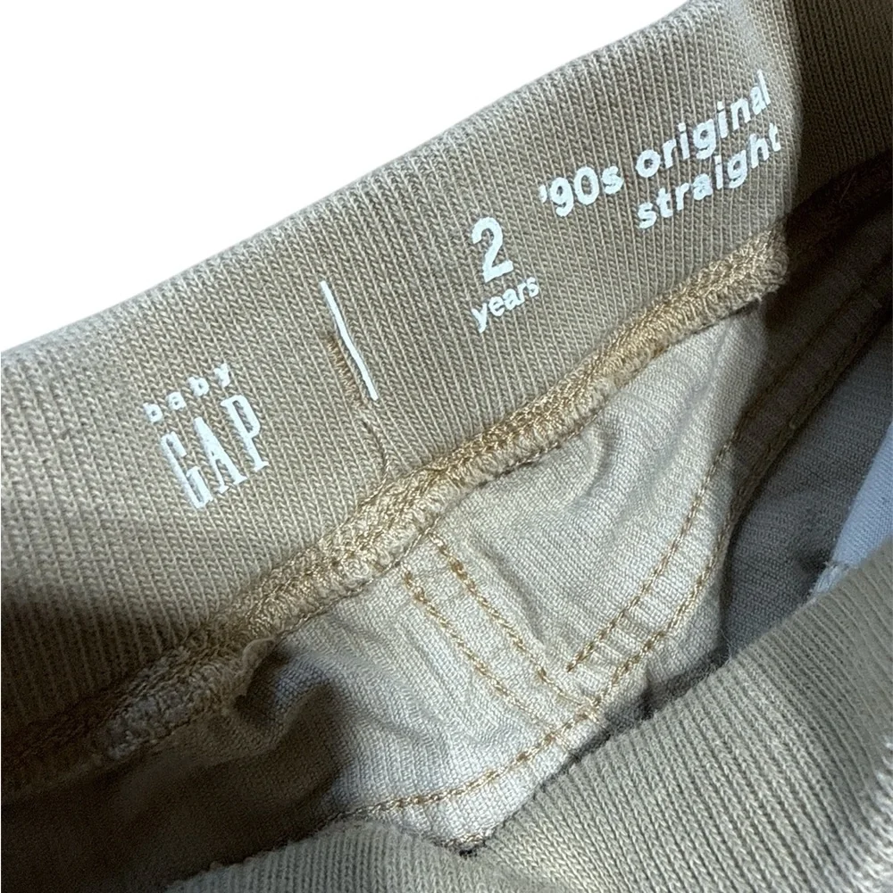 Baby Gap Original Straight Corduroy Pants Tan Khaki Toddler‎ 2Y